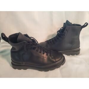 Camper Boots Men’s Brutus Black Lace Up Combat Leather Goretex. S40